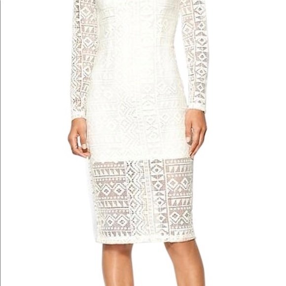 White lace dress-new - Picture 2 of 5